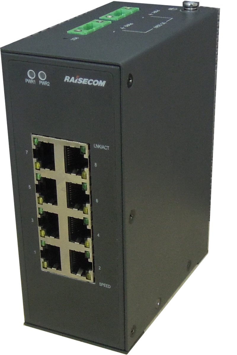 L2 DIN-Rail Unmanaged Industrial Switch | Raisecom